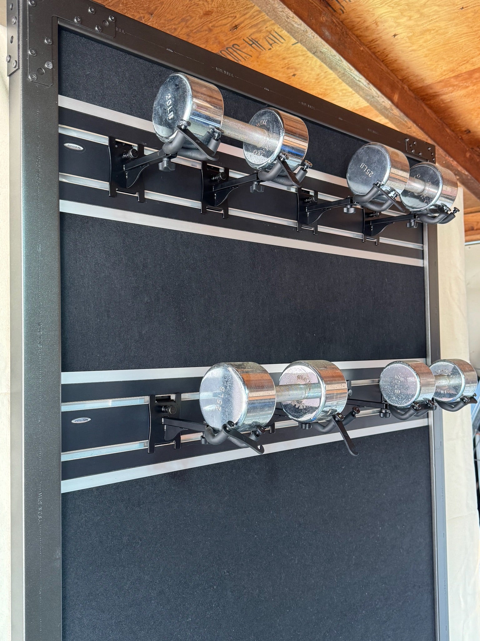 Custom Frame to hold 8 guitars 